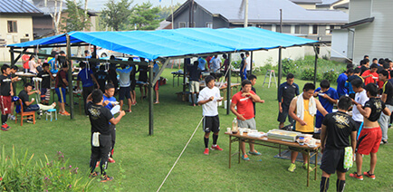 バーベキュー風景