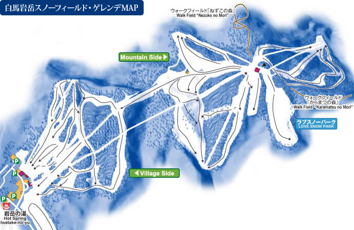 岩岳スノーフィールド・ゲレンデMAP